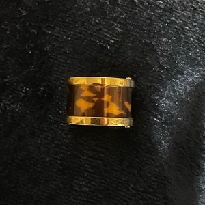 Michael Kors Gold Tortoise ring
